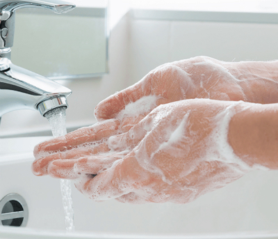 石鹸手洗い
